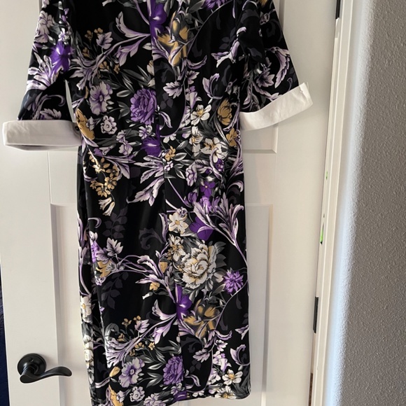 FLORAL OFFICE DRESS - Picture 5 of 5